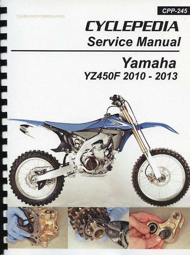 Yamaha YZ450F Service Repair Manual: 2010-2013