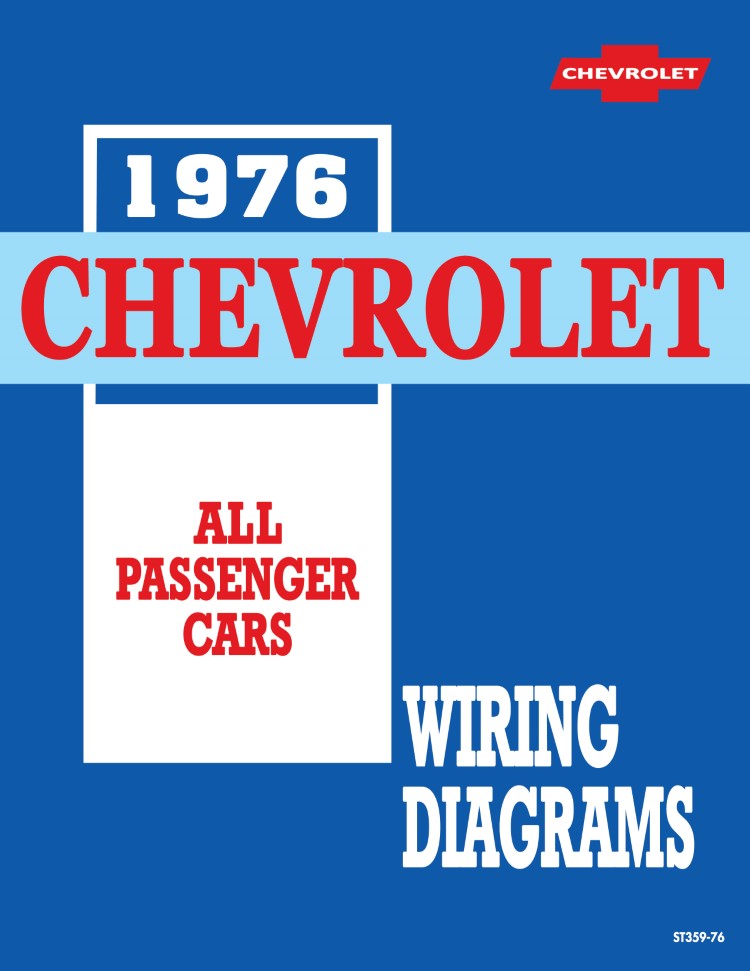 1976 Chevrolet Car Wiring Diagrams - OEM