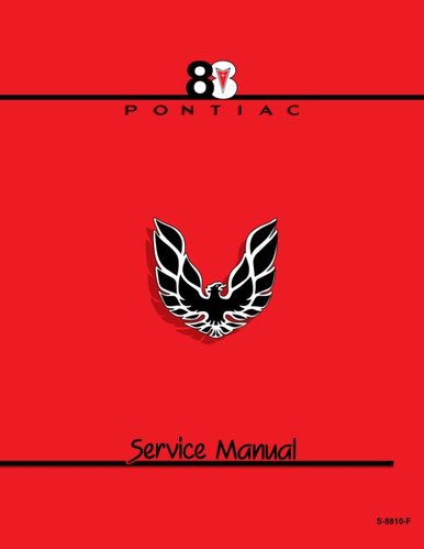 1988 Pontiac Firebird Service Manual - Chassis & Body