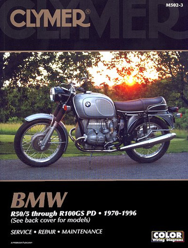 1970-1996 BMW R50, R60, R75, R80, R90, R100, R100GS Repair Manual 