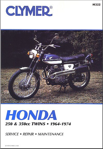 Honda CB250, CL250, CL350, SL350, CB350 Repair Manual 1964-1974