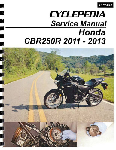 Honda CBR250 Service Workshop Repair Manual – Covers CBR250R, CBR250RR, CBR250F – Official Honda CD