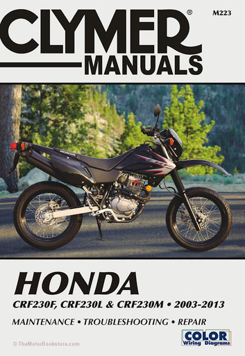Honda CRF230F/L/M Repair Manual: 2003-2013 | Clymer M223