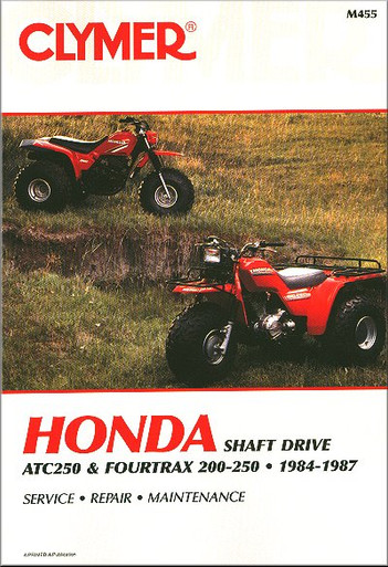 Honda TRX200, ATC250, Fourtrax 250 ATV Repair Manual 1984