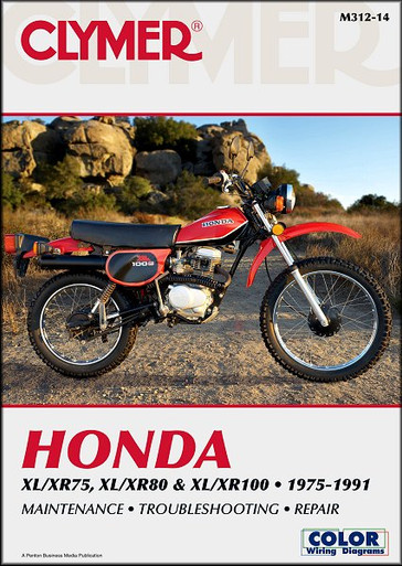 Honda XL75, XR75, XL80, XR80, XL100, XR100 Repair Manual 1975-1991