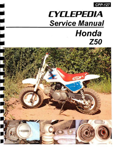 保管状態良　HONDA Z50J/Z50R サービスマニュアル Honda Z50R Service Manual: 1979-1999