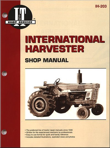 International Harvester Tractor Repair Manual Gas & Diesel