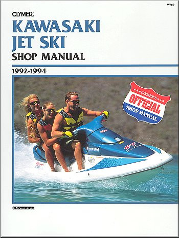 Kawasaki Jet Ski 440-750 Personal Watercraft Repair Manual 1992-1994