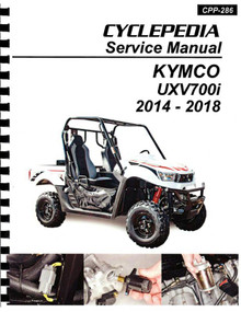 📖 KYMCO UXV 450i 4X4 Service Manual – 2015-2017 – Cyclepedia Printed Edition