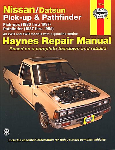 Nissan, Datsun Pickup, Nissan Pathfinder Repair Manual 1980-1997