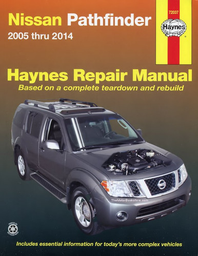 Nissan Pathfinder Repair Manual 2005 2014 Haynes 72037