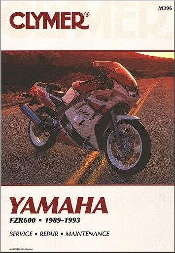 Yamaha RZシリーズ カタログ・マニュアル Yamaha FZR600 Repair Service Manual 1989-1993 - Clymer M396