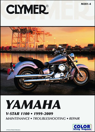 Yamaha V-Star 1100, XVS1100 Repair Manual 1999-2009