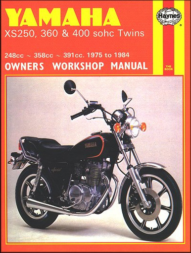 Yamaha XS250, XS360, XS400 Repair Shop Manual 1975-1984