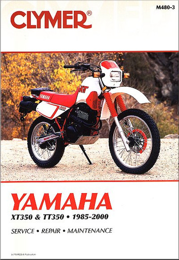 Yamaha XT350, TT350 Repair Manual 1985-2000 | Clymer M480-3