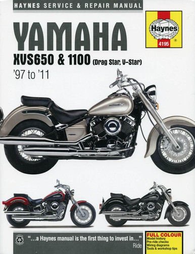 Yamaha XVS650, XVS1100, Drag Star, V-Star Repair Manual 1997 