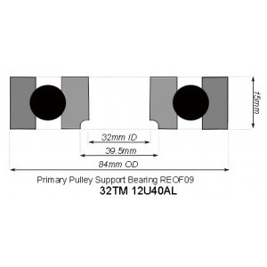Primary pulley support Bearing REOF09