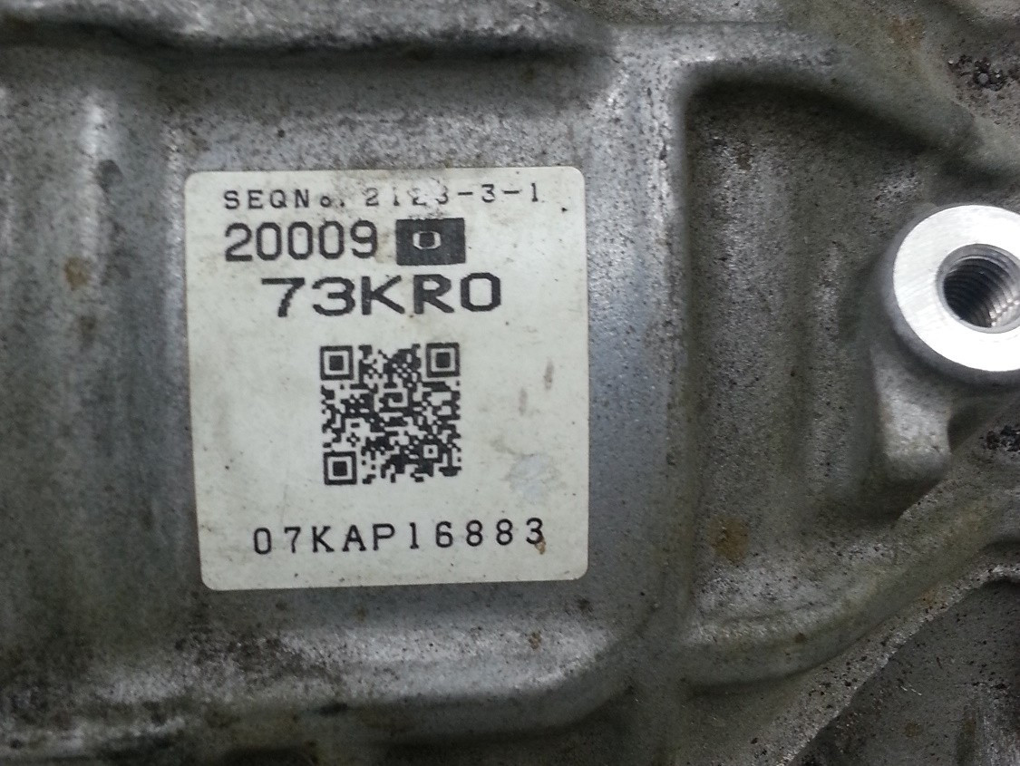 Suzuki Swift CVT Transmission 73 KR0 and 73KR1