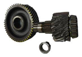 If there is no damage on the  idler gear and you can't get 1 with the right gear ratio Order 1 with the same amount of teeth on the pinion gear Most of the Time 23 Teeth and swap your own gear over