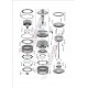 This is an Exploded view of the transmission