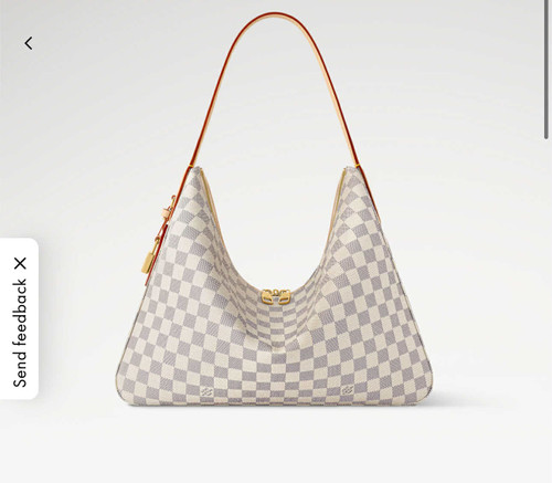 White checkered slouchy