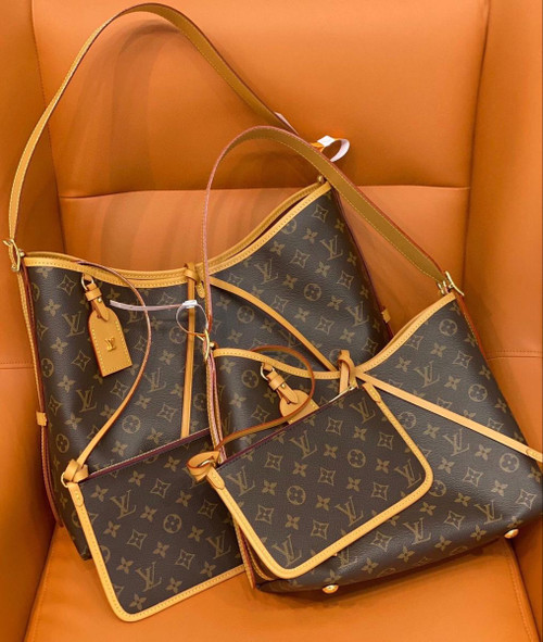Brown mono carryall