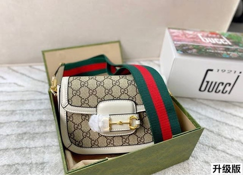 White and canvas horsebit