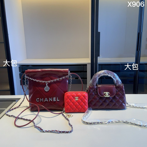 Wine red c 3 piece set