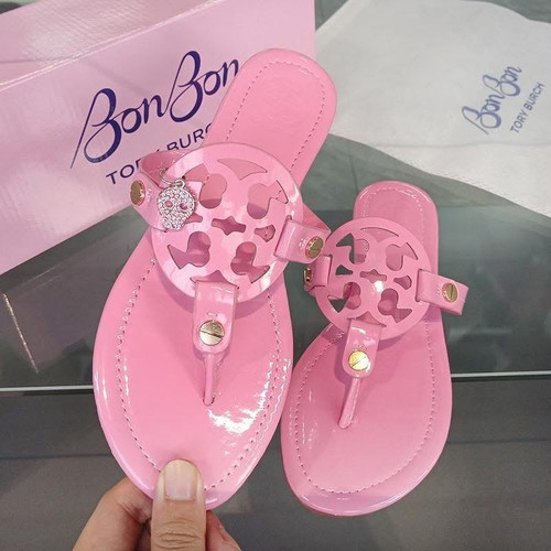 Cotton candy pink Bon Bon TB sandals