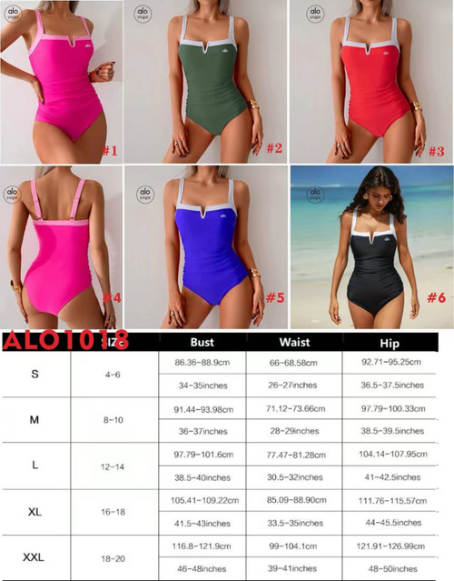 A - color block one piece swimsuit