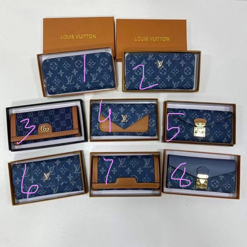 Denim wallet mix