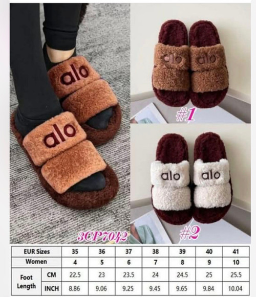 A fuzzy slippers