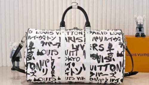 Duffel sale - black & white graffiti 50