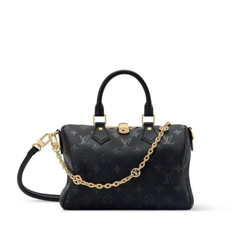Black leather speedy 25