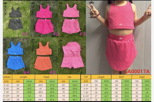 Kids A 2 piece skirt set