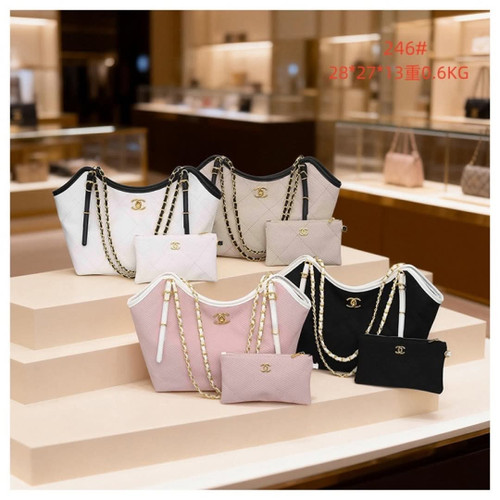 White C C bag top left 