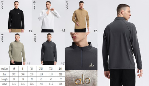 Men’s Double take long sleep 1/4 zip