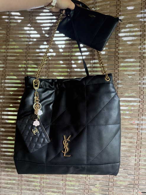 Black y shoulder bag - master 