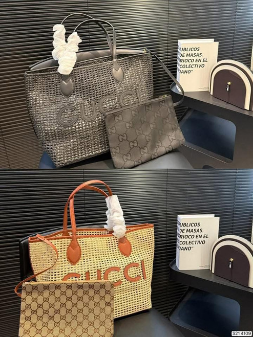 G G raffia tote