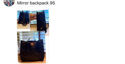 C black backpack 