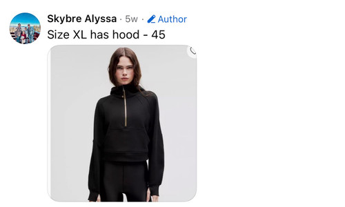 Black hoodie