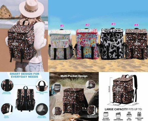 Y backpack cooler - 4 prints