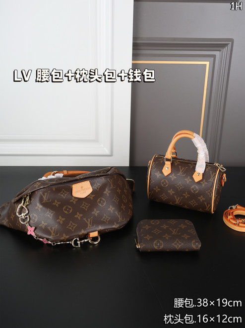 Bum bag / speedy set brown mono
