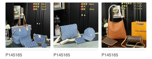 Blue Denim & leather sets