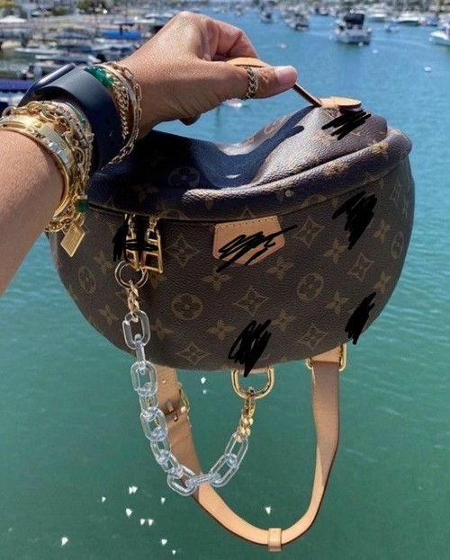 Brown bum bag