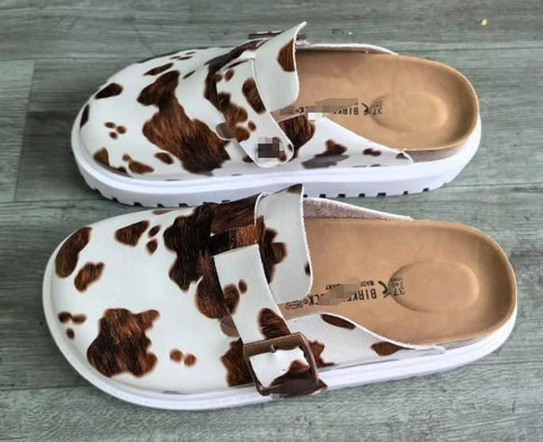 Thick brown cow birks
