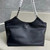 Black p leather chain tote 40x35x21cm- master only