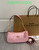 Pink Terry bag 5cm-15.5cm-7.5cm