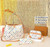 White Colorful mono bag set
