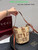Mini raffia bucket bag